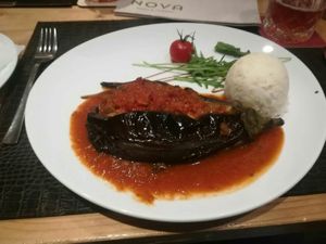 Gefüllte Aubergine at Nova Essen & Trinken in Kempten