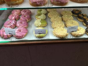 vegan donuts at Donut Shop in Prague