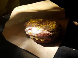 Orange Pistacchio & Rosemary Donut at Donut Shop in Prague