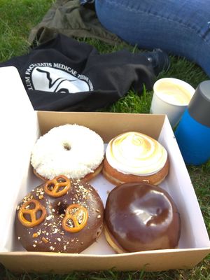 Take away at Donut Shop in Prague