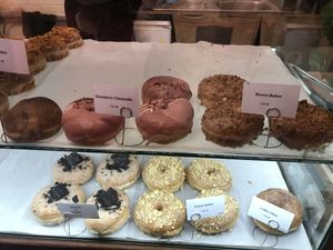Various Vegan Options!  at Donut Shop in Prague