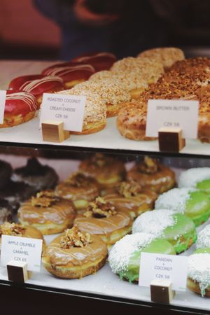 Look at these cuties 😍😍 at Donut Shop in Prague