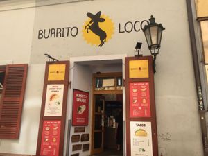 Outside  at Burrito Loco - Masna in Prague