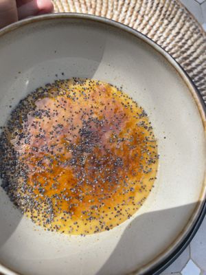 Apricot créeme brûlée  at Cal Reiet's Table in Mallorca