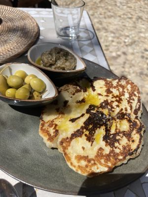 Naan at Cal Reiet's Table in Mallorca