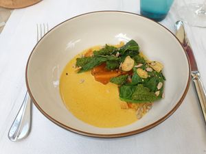 Soup at Cal Reiet's Table in Mallorca