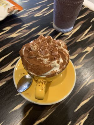 Hot chocolate   at Fat Rabbit in Oswestry