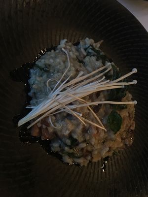 Wild mushroom risotto  at Watergate in Port Douglas