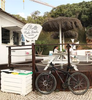 outside at Nalu Bowls in Ericeira
