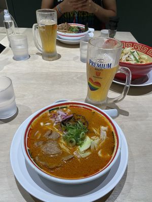   at Kyushu Jangara Ramen - Harajuku in Tokyo