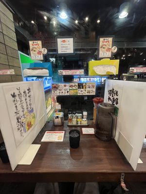 Little places  at Kyushu Jangara Ramen - Harajuku in Tokyo