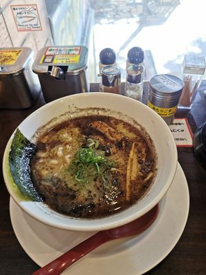 Vegan Garlic Ramen at Kyushu Jangara Ramen - Harajuku in Tokyo