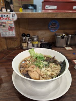 vegan ramen with char siu at Kyushu Jangara Ramen - Harajuku in Tokyo