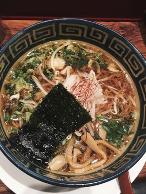 vegan ramen!  at Kyushu Jangara Ramen - Harajuku in Tokyo