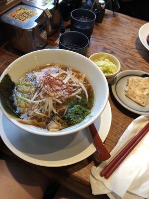 Soy vegan ramen at Kyushu Jangara Ramen - Harajuku in Tokyo