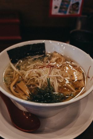 vegan ramen option  at Kyushu Jangara Ramen - Harajuku in Tokyo