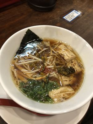 Soy sauce ramen at Kyushu Jangara Ramen - Harajuku in Tokyo
