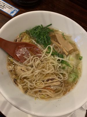 Salt based Ramen  at Kyushu Jangara Ramen - Harajuku in Tokyo