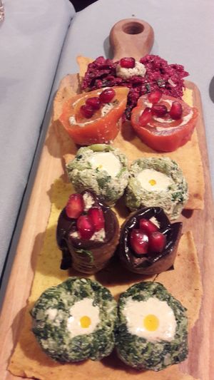 Pkhali in all its glory! at Daredzhani in Almaty