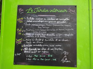 Menu at Annadata in Saint-malo