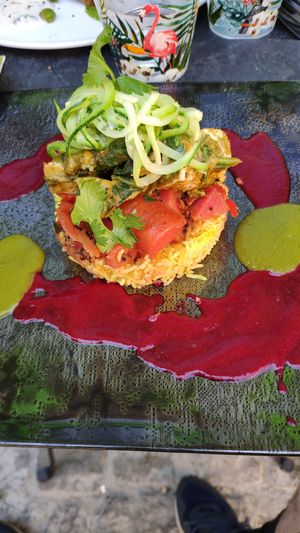 Palak Tofu Paneer au garam Masala at Annadata in Saint-malo