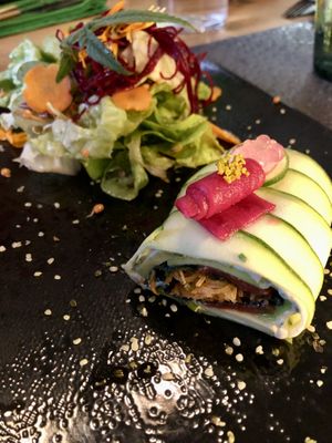 Entrée rouleau marin   at Annadata in Saint-malo