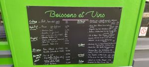 Menu as of April 2025 at Annadata in Saint-malo