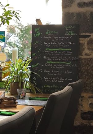 Menu as of March 2026 at Annadata in Saint-malo