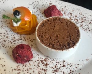Mousse au chocolat vegan at Annadata in Saint-malo