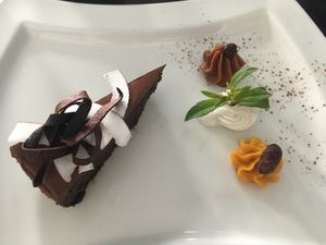 Ze fondant au chocolat / quinoa et quelques ganaches pour papilles  at Annadata in Saint-malo