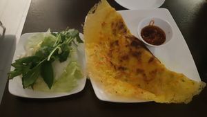 Banh Xeo Veg - starter but perfect as main for one! at Pho Kim  in Dublin