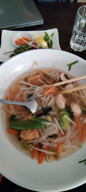 Vietnamese vegan soup at Pho Kim  in Dublin