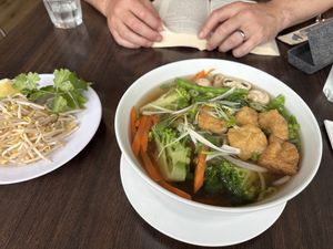 Yum, fresh vegan pho, nice staff. Hit the spot!   at Pho Kim  in Dublin