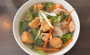 Vegan pho with tofu  at Pho Kim  in Dublin
