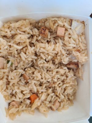 Brown rice at Golden Palace in Watertown