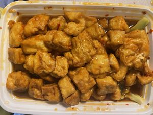 General tsos tofu  at Golden Palace in Watertown