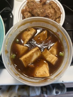Mapo tofu  at Golden Palace in Watertown