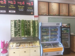 Wall of food selection  at Healthy Farm - Go Vap District in Ho Chi Minh City