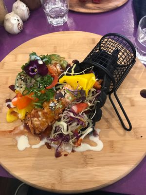 Black waffle at Handsome Her in Brunswick