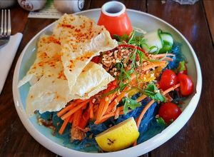 Rainbow Salad at Handsome Her in Brunswick