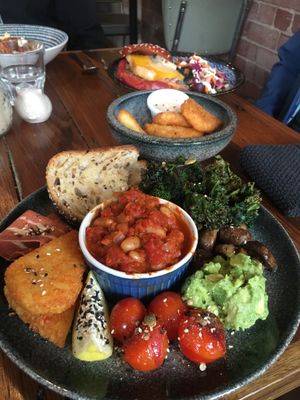 Breakfast Board, Hash Browns, Breakfast Bagel  at Handsome Her in Brunswick