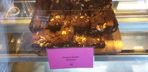 Peanut butter brownie at Handsome Her in Brunswick