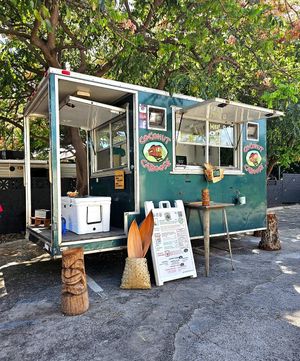 The coconut caboose at Coconut Caboose in Paia