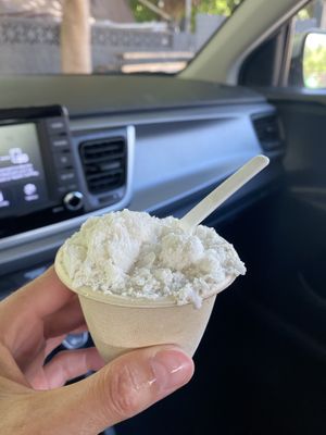 Coconut Gelato   at Coconut Caboose in Paia