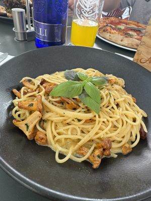 Spaghetti Funghi (von Wochenkarte)  at Cappuccini in Vilshofen An Der Donau