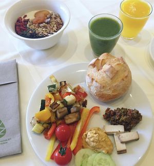 Vegan breakfast are great! at G'sund & Natur Hotel DIE WASNERIN in Bad Aussee