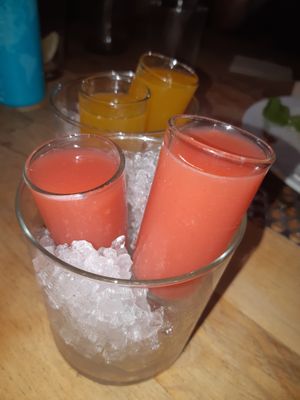 Free alcohol free shots  at Superchulo in Madrid