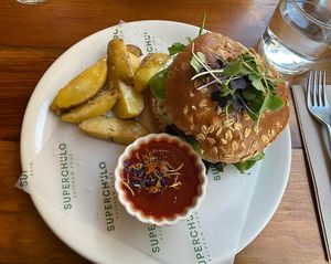 La Chulisima burguer at Superchulo in Madrid