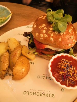 La chulisima burguer at Superchulo in Madrid