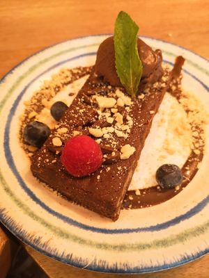 Brownie brown at Superchulo in Madrid